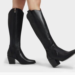 Dream Pairs Black Over the Knee Boots